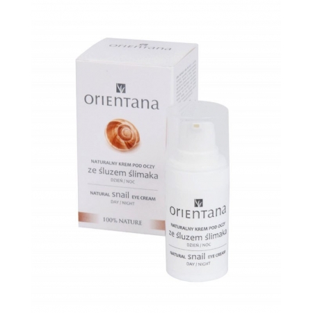 ORIENTANA Naturalny krem pod oczy ze śluzem ślimaka 15ml